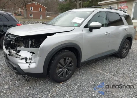 2023 Nissan Pathfinder Sv 4Wd z USA, uszkodzony, nr VIN 5N1DR3BC3PC212444